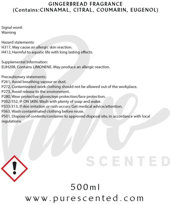 Gingerbread Fragrance Oil