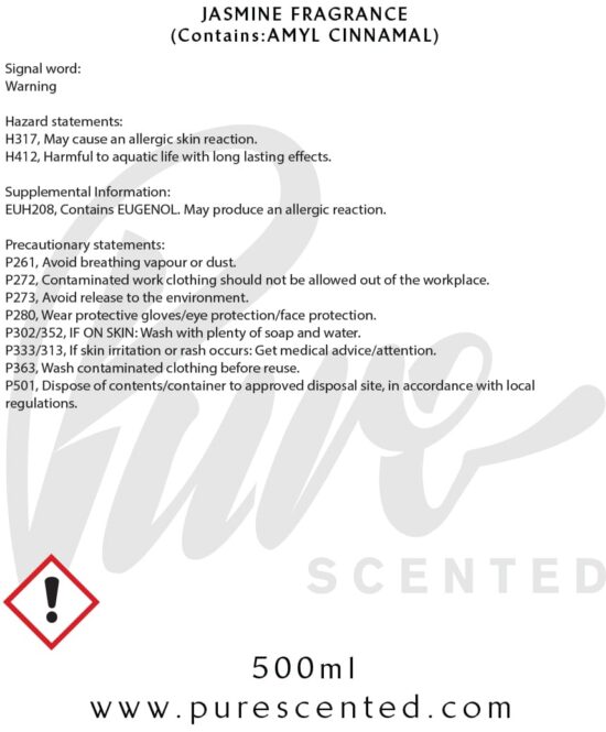 Jasmine Fragrance Oil Jasmine Fragrance Oil