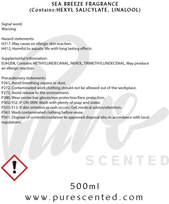 Sea Breeze Fragrance Oil