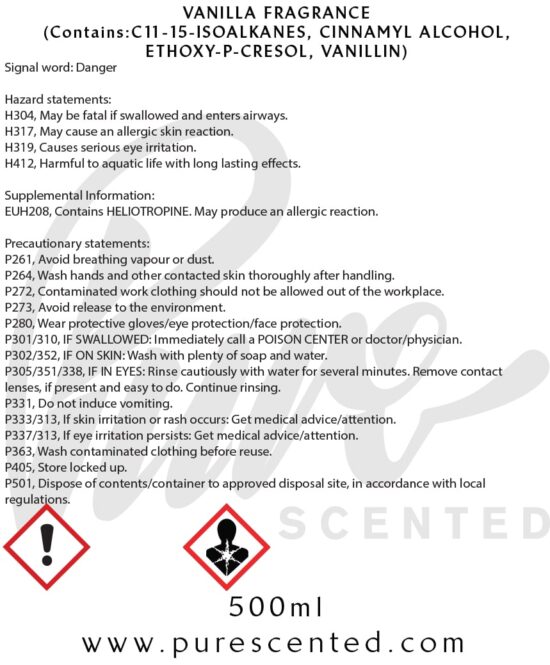 Vanilla Fragrance Oil