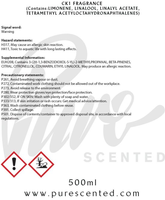 Clean One Fragrance Oil