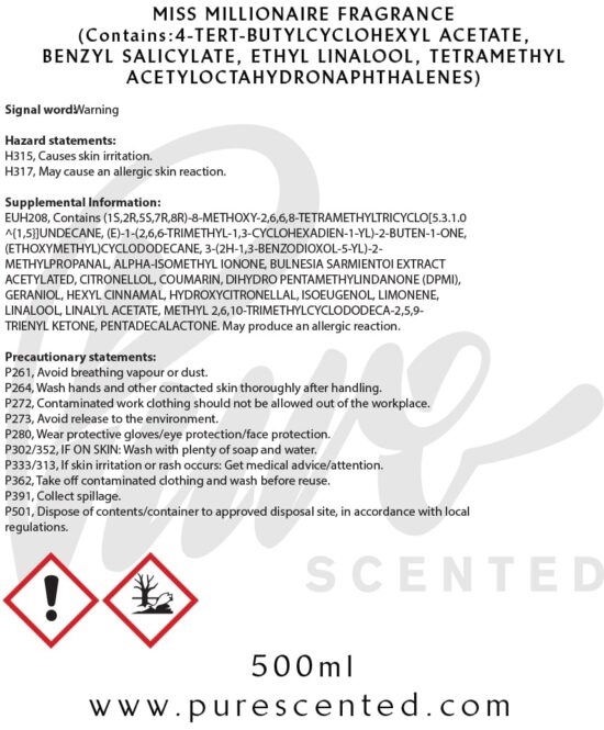 Miss Millionaire Fragrance Oil