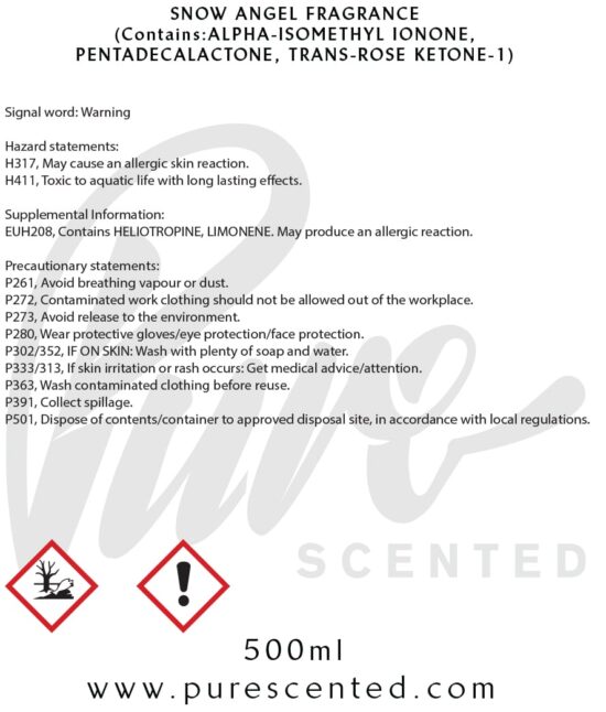 Snow Angel Fragrance Oil Snow Angel Fragrance Oil