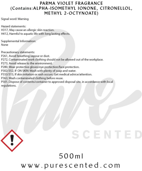 Parma Violet Fragrance Oil Parma Violet Fragrance Oil