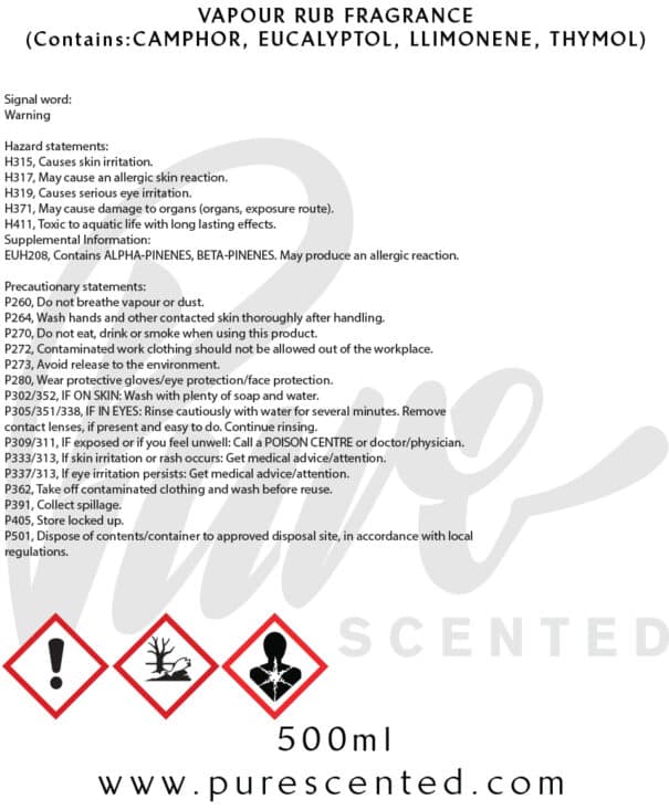 Vapour Rub Fragrance Oil - Image 2
