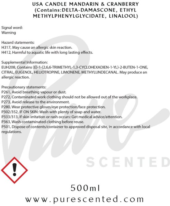 Cranberry Citrus Twist Fragrance Oil