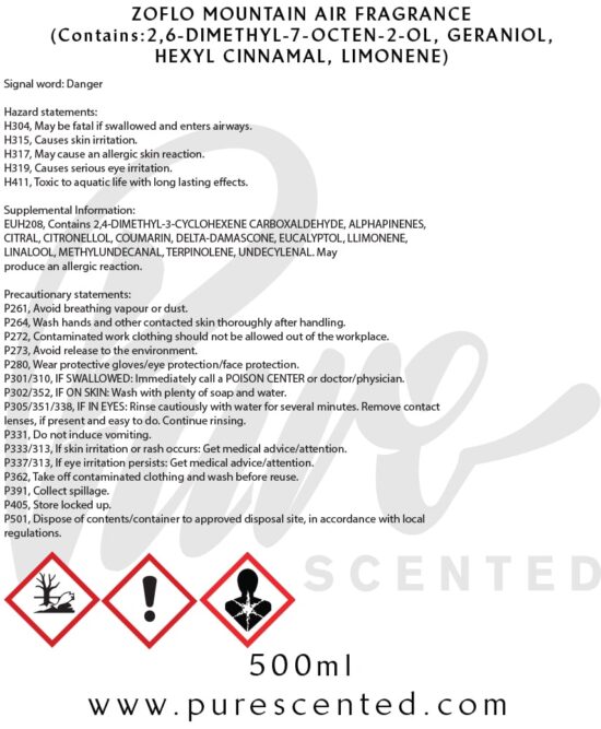 Mountain Air Fragrance Oil Mountain Air Fragrance Oil