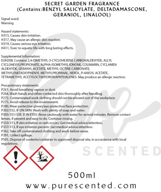 Secret Garden Fragrance Oil Secret Garden Fragrance Oil