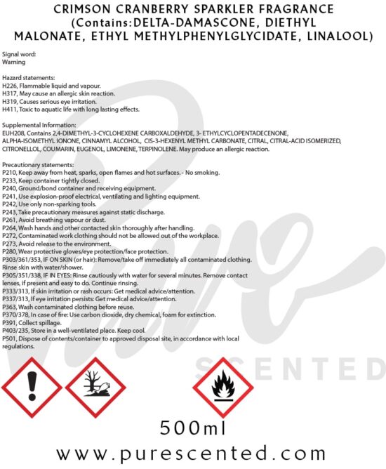 Crimson Cranberry Sparkler Fragrance Oil