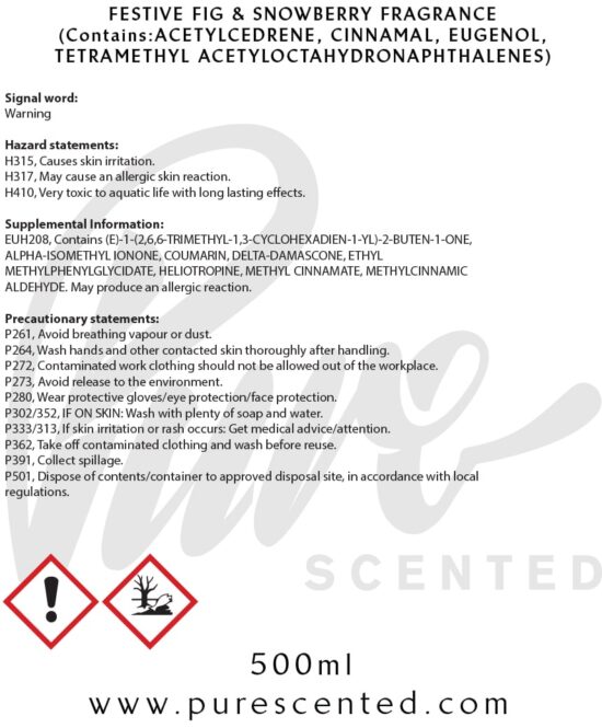 Festive Fig & Snowberry Fragrance Oil Festive Fig & Snowberry Fragrance Oil