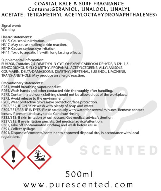 Coastal Kale & Surf Fragrance Oil