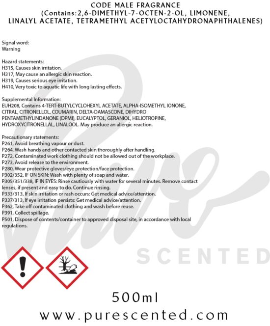 Cipher Male Fragrance Oil