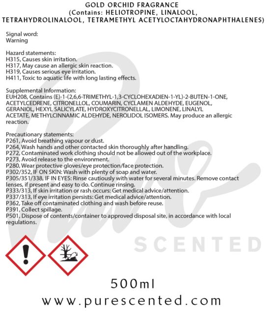 Gold Orchid Fragrance Oil