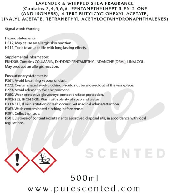 Lavender & Whipped Shea Fragrance Oil