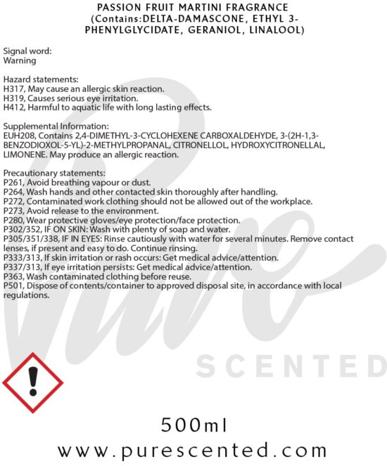 Passion Fruit Martini Fragrance Oil