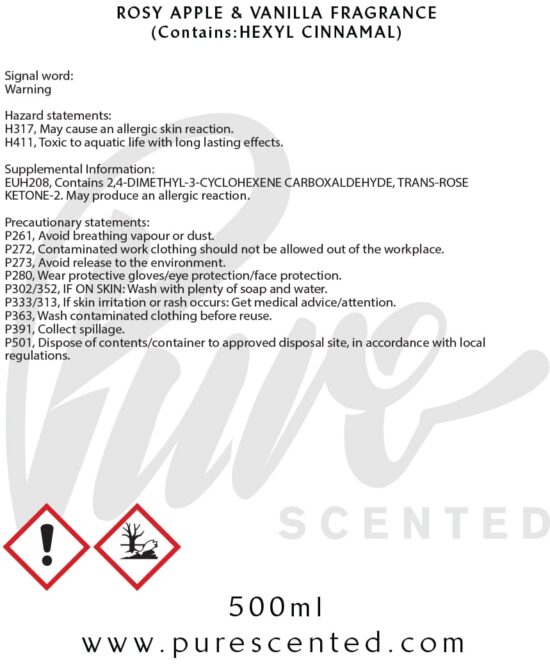 Rosy Apple & Vanilla Fragrance Oil