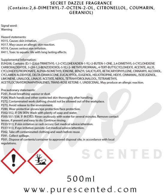 Secret Dazzle Fragrance Oil Secret Dazzle Fragrance Oil