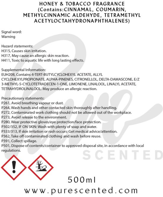 Honey & Tobacco Fragrance Oil