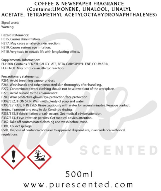 Coffee & Newspapers Fragrance Oil