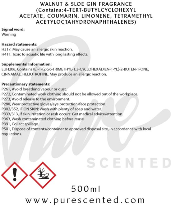 Walnut & Sloe Gin Fragrance Oil