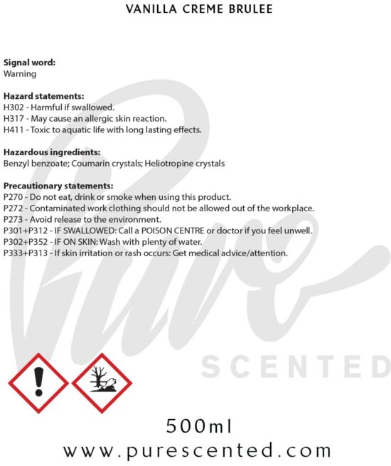 Vanilla Creme Brulee Fragrance Oil