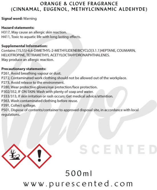 Orange & Clove Fragrance Oil