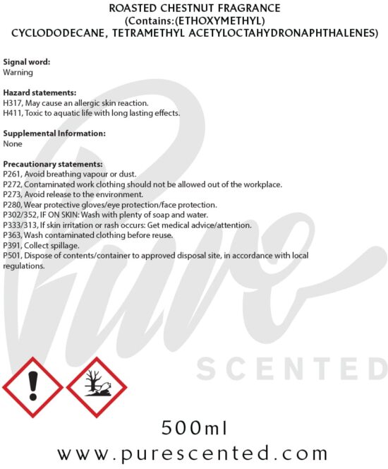 Roasted Chestnut Fragrance Oil Roasted Chestnut Fragrance Oil