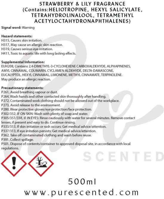 Strawberry & Lily Fragrance Oil