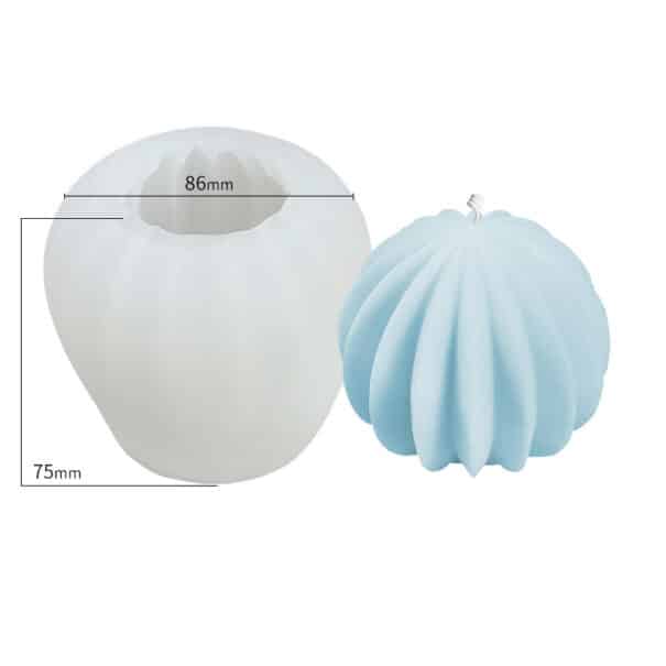 Spherical Silicone Candle Mould Style 5