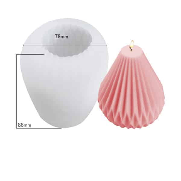 Spherical Silicone Candle Mould Style 3