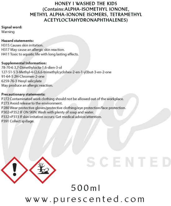 Honey Wash Fragrance Oil