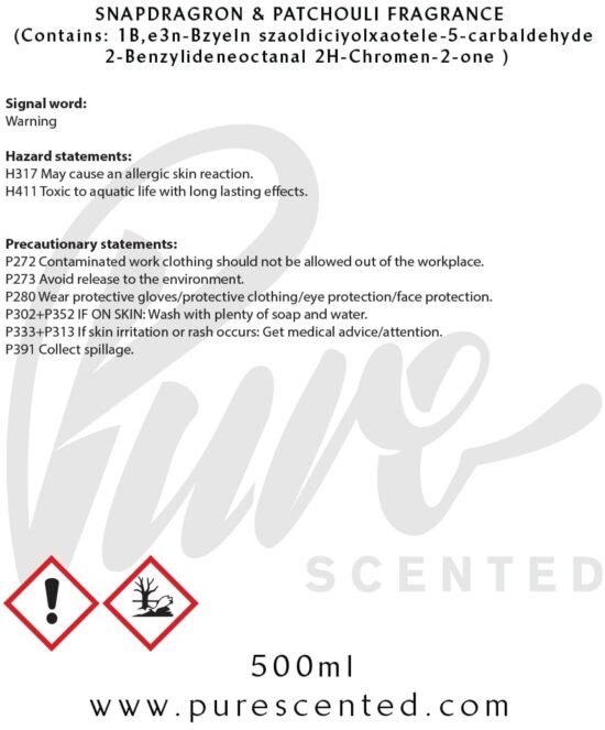 Snapdragon & Patchouli Fragrance Oil Snapdragon & Patchouli Fragrance Oil