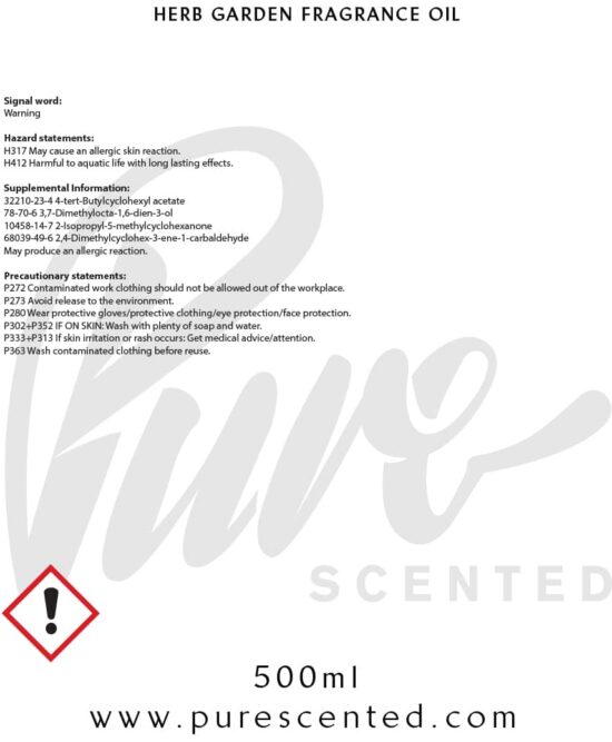 Herb Garden Fragrance Oil