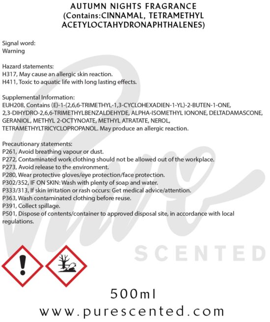 Autumn Nights Fragrance Oil