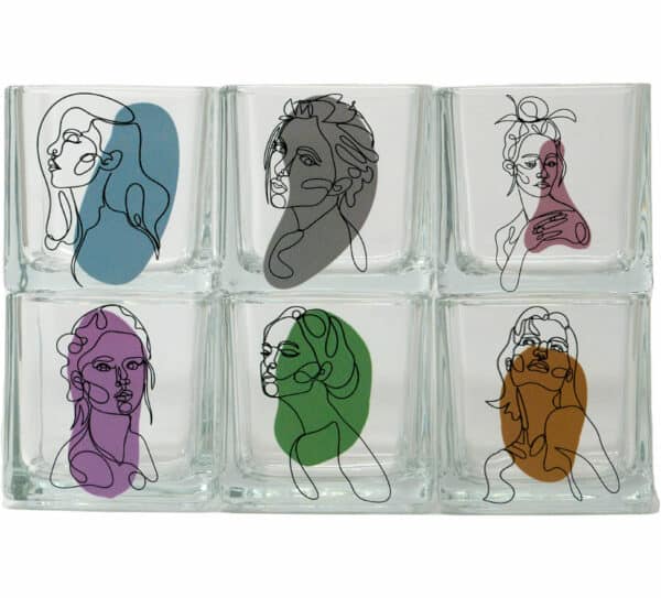 Designer Cube Candle Jars 29cl - Women