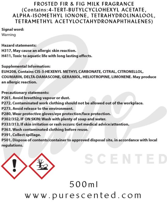 Frosted Fir & Fig Milk Fragrance Oil