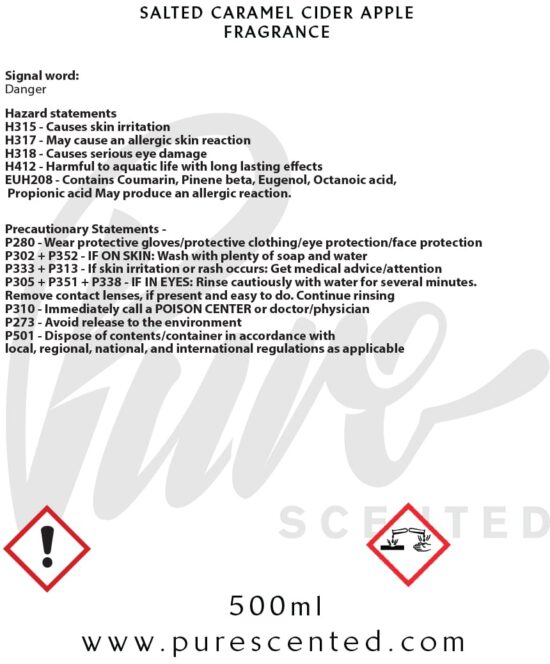 Salted Caramel Cider Apple Fragrance Oil Salted Caramel Cider Apple Fragrance Oil