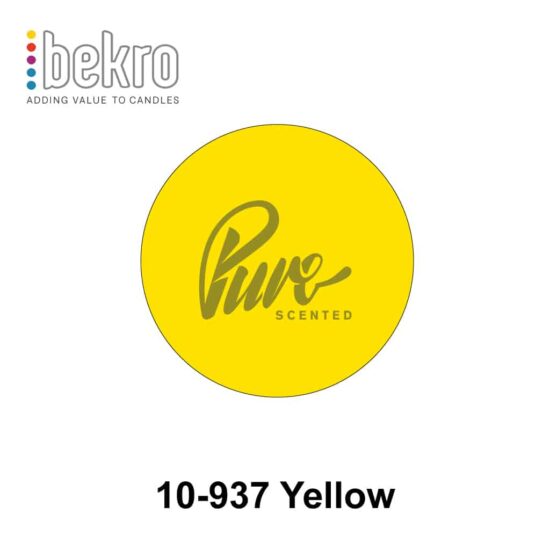 10-937 Yellow Bekro Candle Dyes
