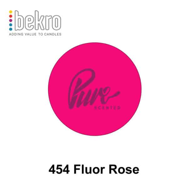 454 Fluor Rose Bekro Candle Dyes