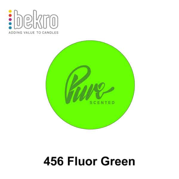 456 Fluor Green Bekro Candle Dyes