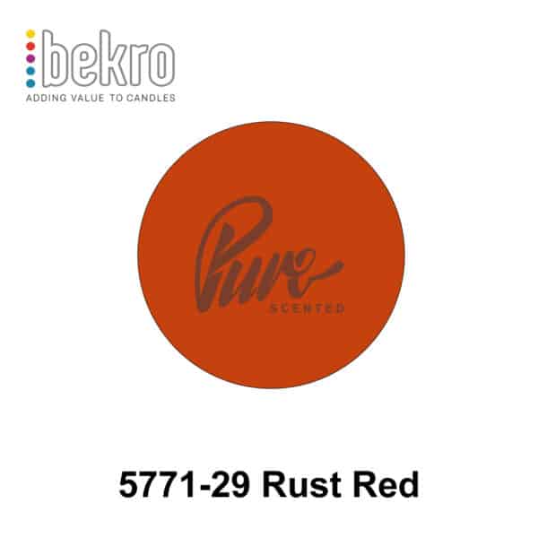 5771-29 Rust Red Bekro Candle Dyes