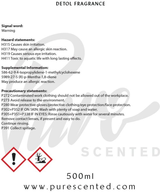 Detol Fragrance Oil Detol Fragrance Oil