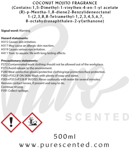 Coconut Mojito Fragrance Oil Coconut Mojito Fragrance Oil