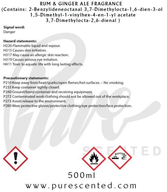 Rum & Ginger Ale Fragrance Oil