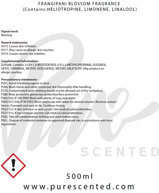 Frangipani Blossom Fragrance Oil