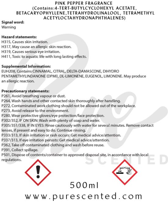 Pink Pepper Fragrance Oil