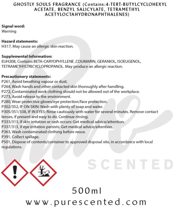 Ghostly Souls Fragrance Oil Ghostly Souls Fragrance Oil