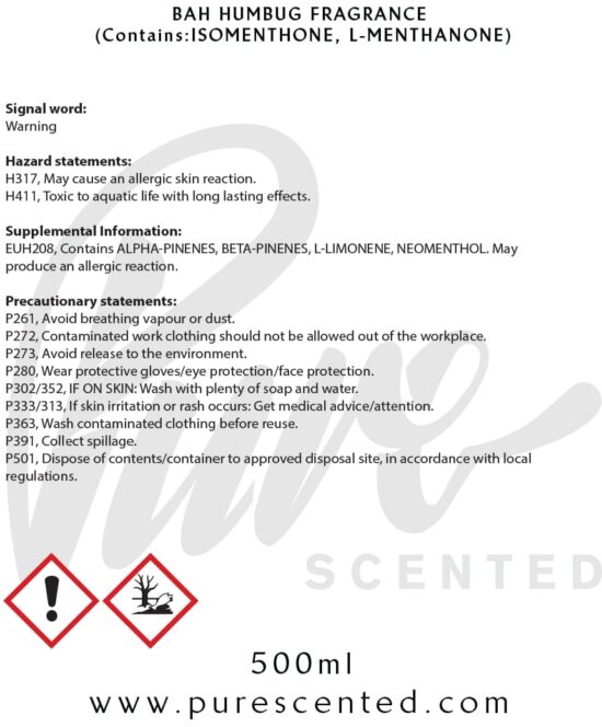 Bah Humbug Fragrance Oil Bah Humbug Fragrance Oil