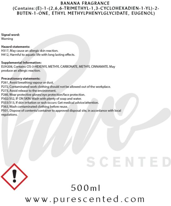 Banana Fragrance Oil Banana Fragrance Oil