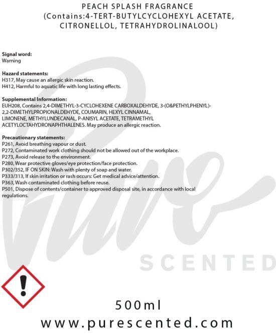 Peach Clean Fragrance Oil